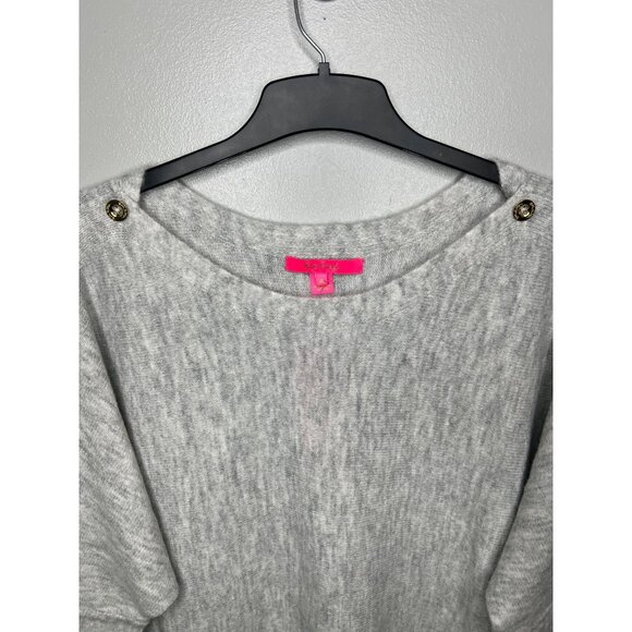 Lilly Pulitzer Arna Pullover Sweater With Button-Detail Sleeves Medium Womens - Picture 13 of 14